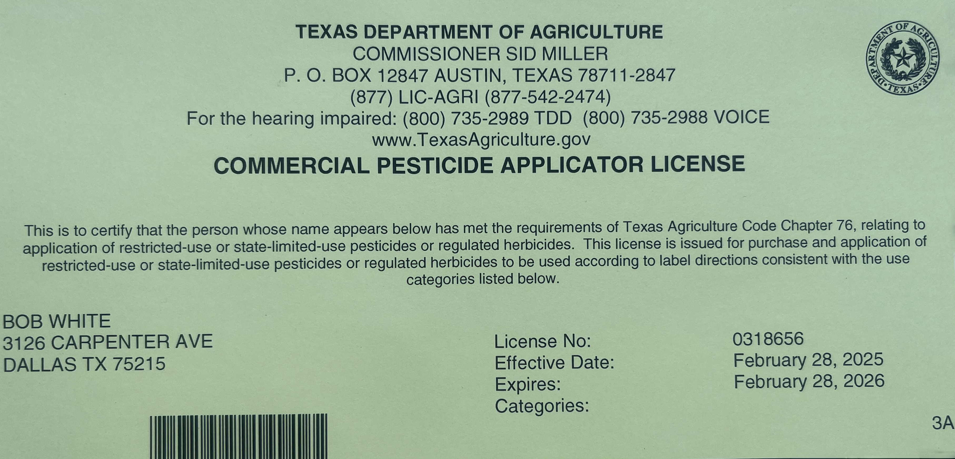 commecrial pesticide image
